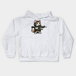 Tactical Cat Kids Hoodie